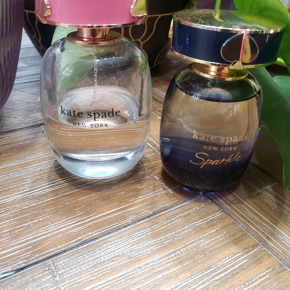 Kate Spade Perfume Set with Pink and Blue Accents - Picture 2 of 3